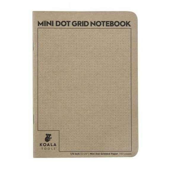 Koala Tools 1594898 5 x 7 in. Mini Dot-Grid Notebook, 60 Sheets - Pack of 24