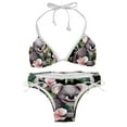 thumbnail image 1 of Koala Two-Pack Bikini Set with Detachable Sponge and Adjustable Strap, for Beach and Swimming Suit Scenes, 1 of 6