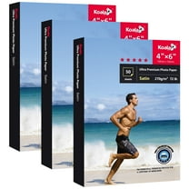 Koala Ultra Premium Satin Photo Paper 4x6 150 Sheets 72lb, Long-lasting Water-resistance, Semi-Gloss Picture Paper for Inkjet Printer HP Epson Canon
