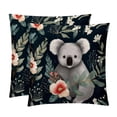 thumbnail image 1 of Koala with Unique Patterns - Set of 2 for Pillows Covers - Available in 16x16, 18x18, 20x20 Inches - Great for Throw Pillow Covers - Versatile for Various Occasions, 1 of 6