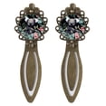 thumbnail image 1 of Koala Vintage Copper-Colored Lace Bookmarks - Set of 2, Stainless Steel Book Markers for Book Lovers and Readers, 1 of 5