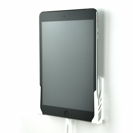 Koala Wall Mount 2.0; Damage-free Universal Dock for Smartphone, Tablet, eReader by Dockem; for iPad 1, 2, 3, 4, Air, Mini, iPad Pro, Samsung Galaxy Tab/Note, Google Nexus, Microsoft Surface (White)