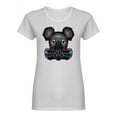 thumbnail image 1 of Koala With Gas Mask T-Shirt Women -Image by Shutterstock, Female Medium, 1 of 2