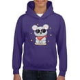 thumbnail image 1 of Koala With Red Scarf And Glasse Hoodie Juniors -Image by Shutterstock,  Large, 1 of 4