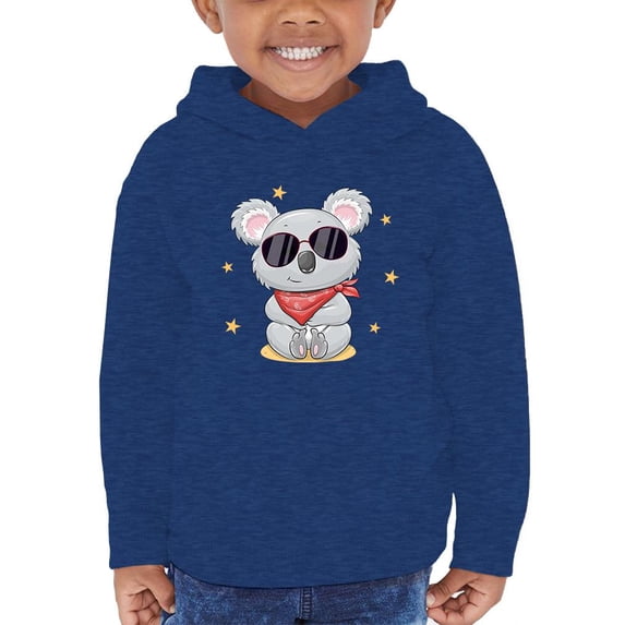 Koala With Red Scarf And Glasse Hoodie Toddler -Image by Shutterstock, 2 Toddler