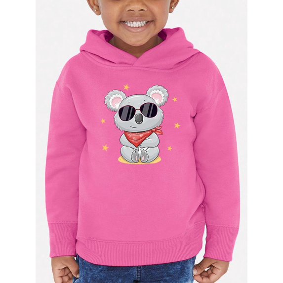 Koala With Red Scarf And Glasse Hoodie Toddler -Image by Shutterstock, 5 Toddler