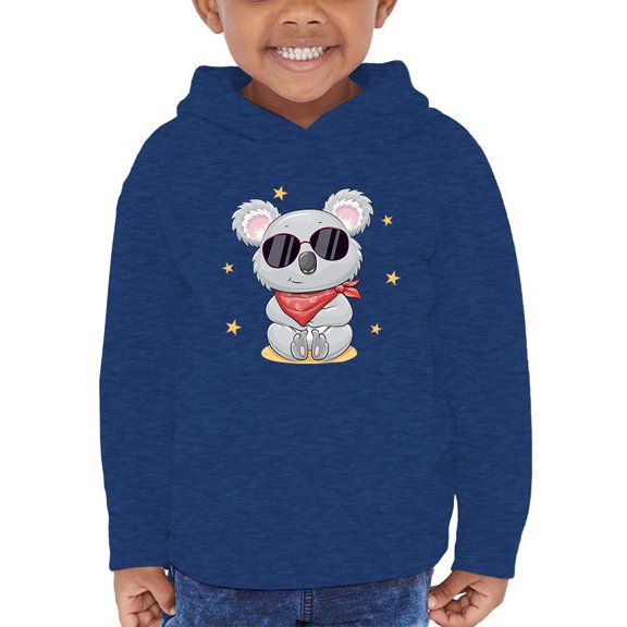 Koala With Red Scarf And Glasse Hoodie Toddler -Image by Shutterstock, 5 Toddler