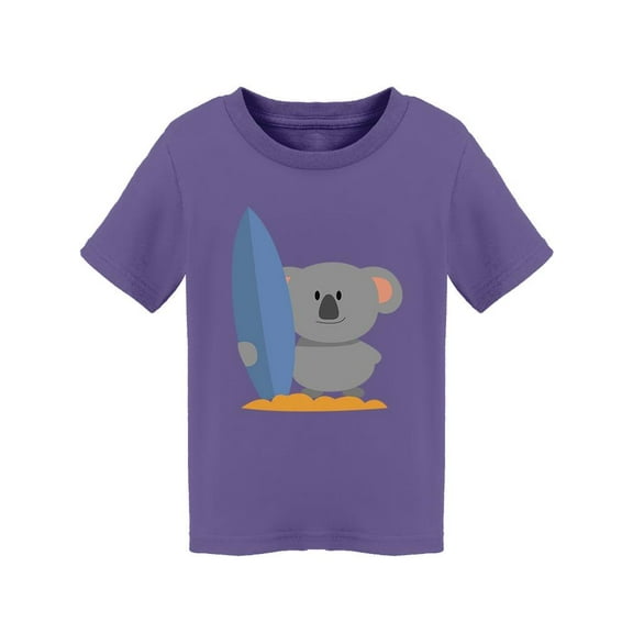 Koala With Surfing Board T-Shirt Toddler -Image by Shutterstock,  3 Toddler