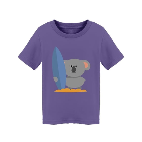 Koala With Surfing Board T-Shirt Toddler -Image by Shutterstock, 3 Toddler