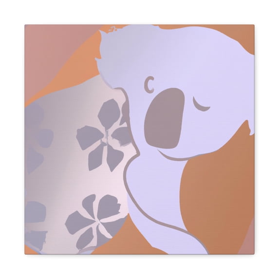 "Koala with Art Nouveau" - Canvas