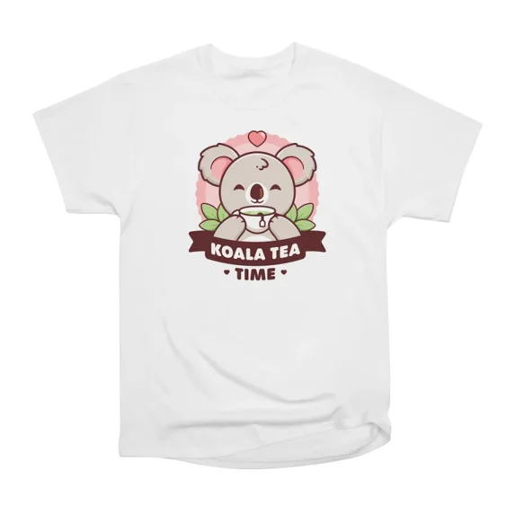 KoalaTea Time Cute Koala Pun T-Shirt Tee Gift For Him Merch For Her Apparel For Friend