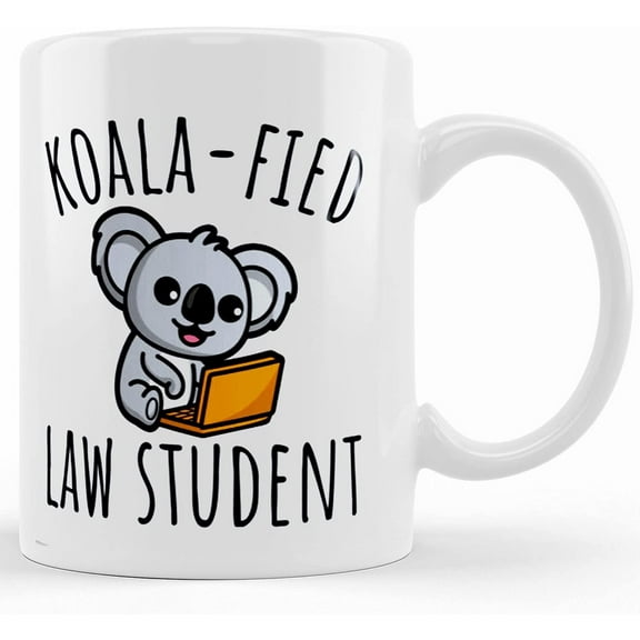 Koalafied Law Student Mug, Cute Law Student Mug, Law School Gift, Graduation Gifts, Future Lawyer Mug, Gift For Law Student, Ceramic Novelty Coffee Mug, Tea Cup, Gift Present For Birthda