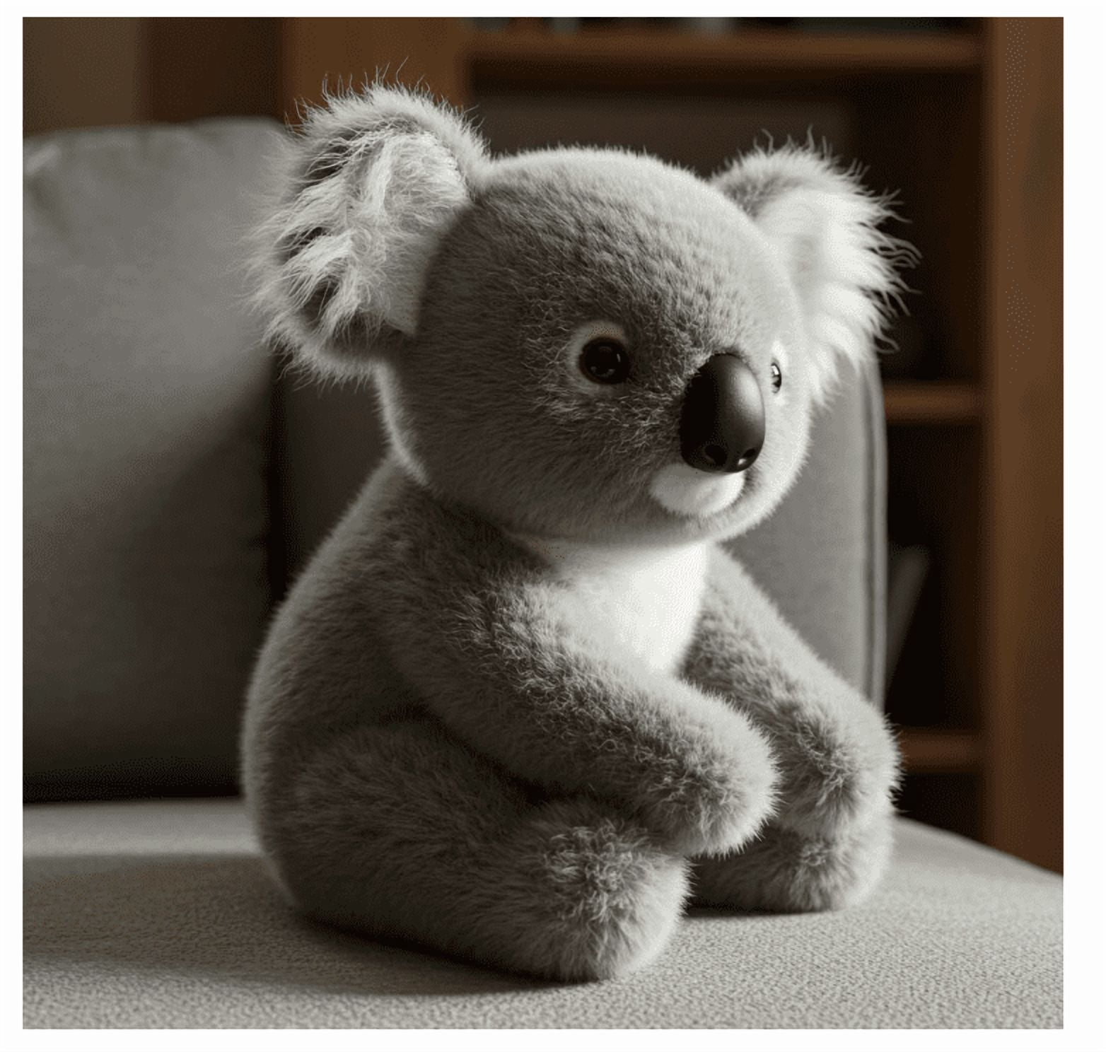 Peluche Koaly AI – Koala Interactif Pour Soutien émotionnel, Mouvements Réalistes, Ultra Douce (25 Cm)