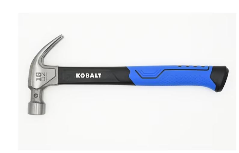 Kobalt 20 oz. Smoothed Face Steel Head Fiberglass Claw Hammer Kobalt 20 oz. Smoothed Face Steel Head Fiberglass Claw Hammer