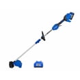 thumbnail image 1 of Kobalt 24-volt 14-in Straight Shaft Battery String Trimmer 4.0 Ah (Battery Included) (Charger Included), 1 of 15