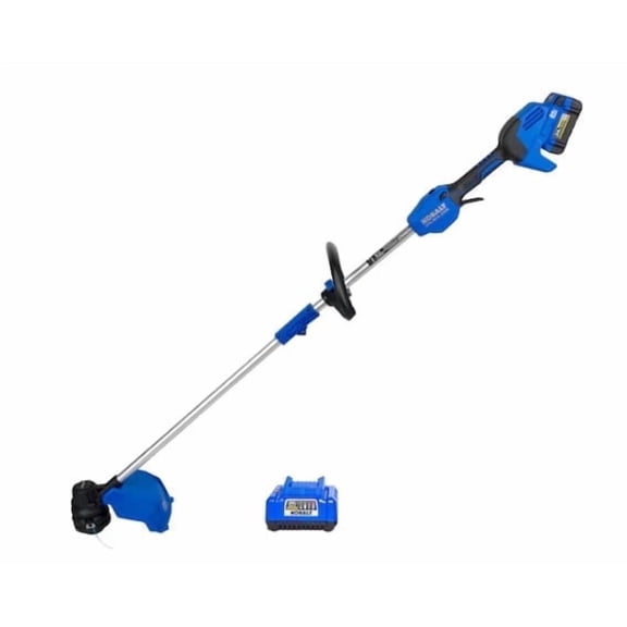 Kobalt 24-volt 14-in Straight Shaft Battery String Trimmer 4.0 Ah (Battery Included) (Charger Included)