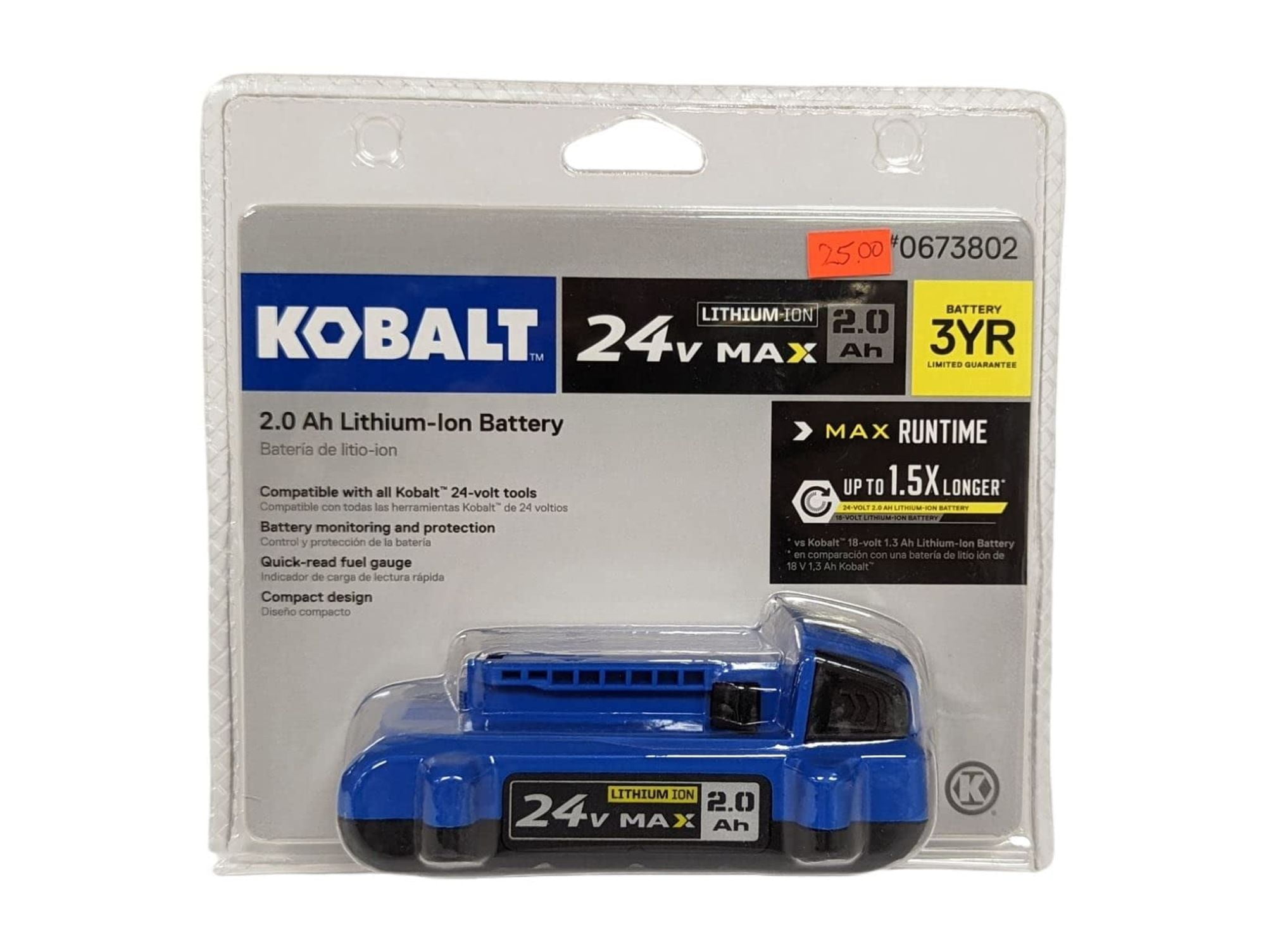 Lowes Kobalt Kobalt 24v Extended Run Battery Kobalt 24-V 2-Pack