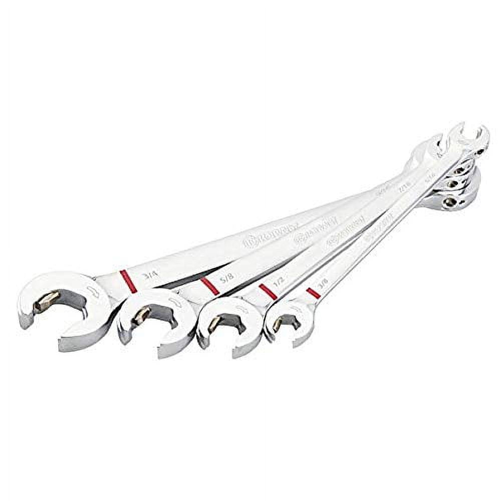 Kobalt 4 Piece Open Ended Ratcheting Wrench Set 0747426