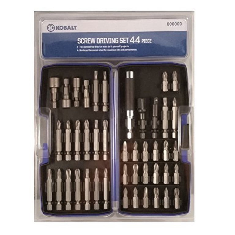 New Kobalt 44-pc DRILL / DRIVE SET. Magnetic Nutsetters Item 0394479