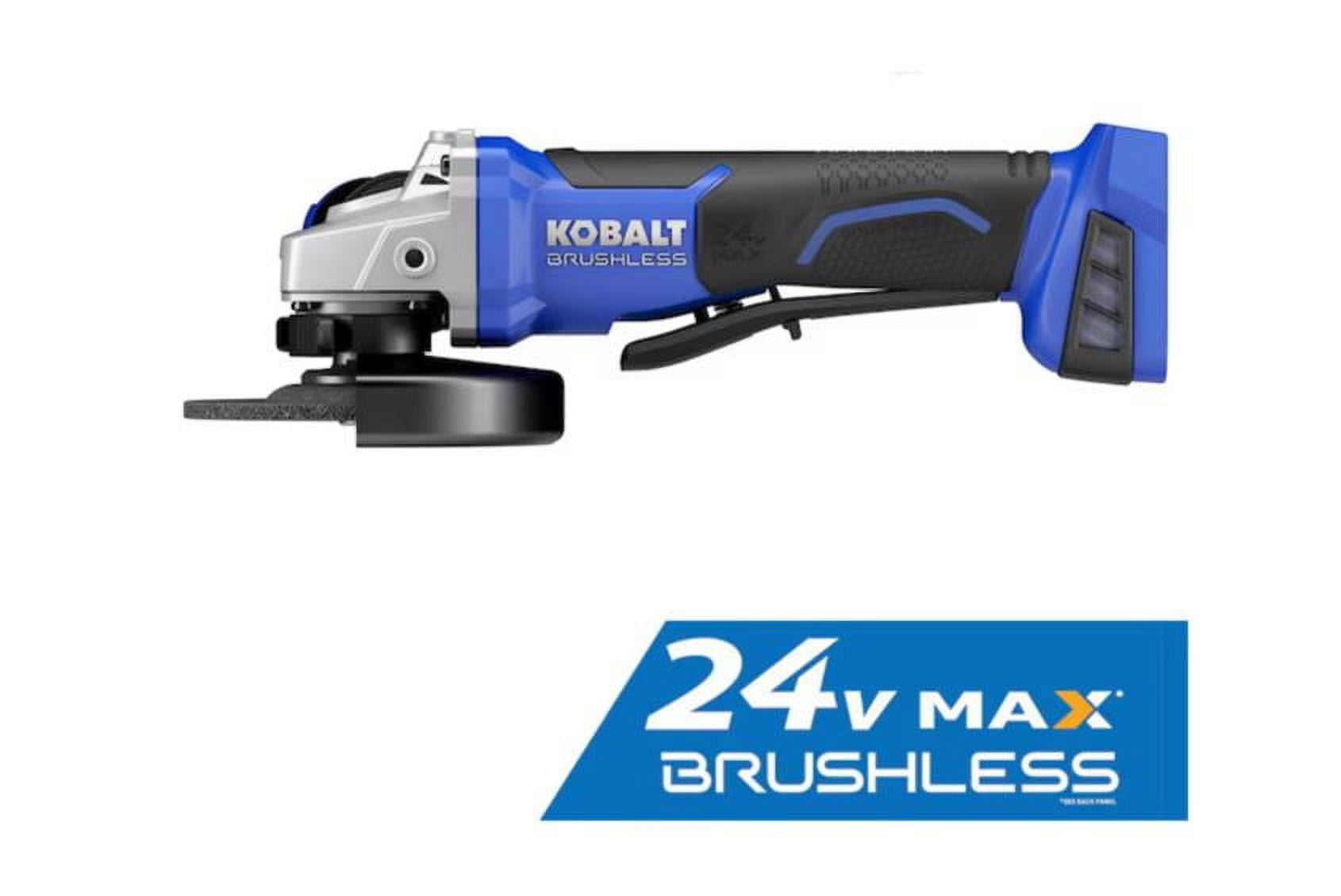 Kobalt 5-in 24-volt Paddle Switch Brushless Cordless Angle Grinder (Battery and Charger Not Included)