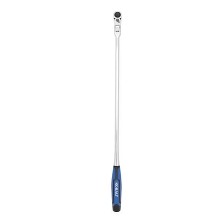 kobalt 72-tooth 1/2-in drive comfort grip handle flexible head ratchet