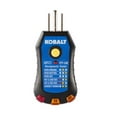 thumbnail image 1 of Kobalt Analog Display Receptacle Tester Specialty Meter 110V To 125V, 1 of 5