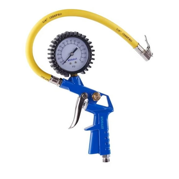 Kobalt Inflator Gun 3-inch Dial Gauge