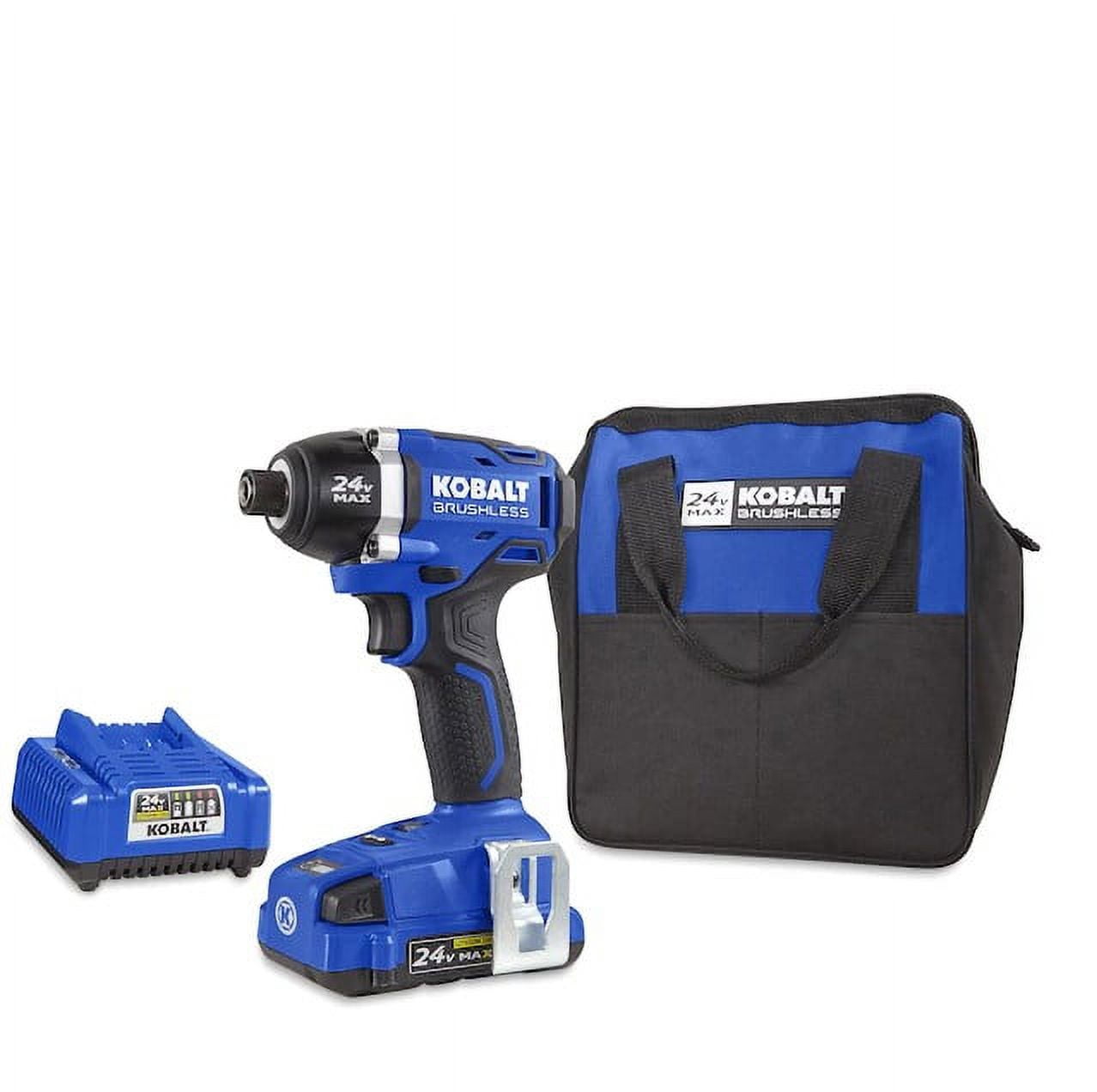 Kobalt ‎KID 1324A-03, 24V, 2.0A 1/4 in Cordless Impact Driver, 3500 RPM