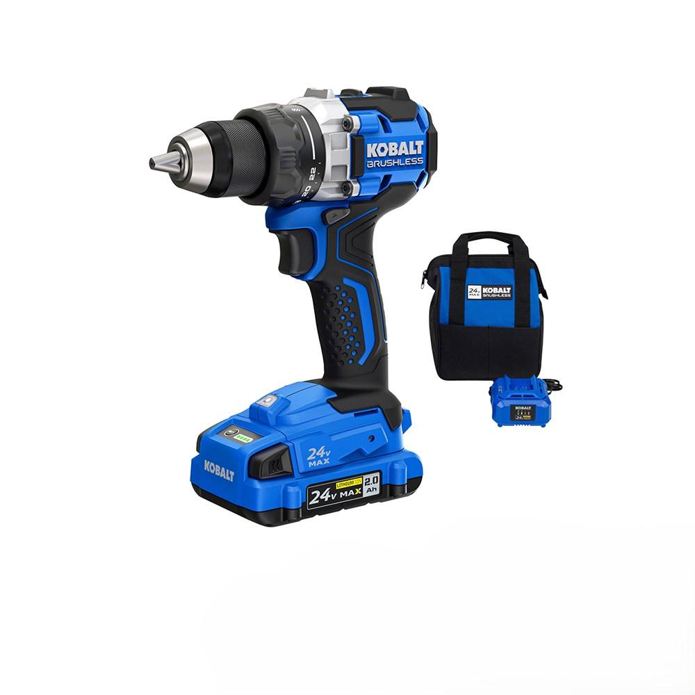 Kobalt XTR 24V Brushless Cordless Impact Driver - 1/4 Inch, 2,400 In-lbs Torque, 3 Speeds