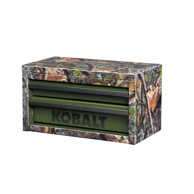 AS2OV キッチンツール REAL CAMO 2ROOM CONTAINER-CAMO   CAMO Kobalt Mini 10.83-in W x 5.91-in H x 5.91-in D 2-Drawer Camo Steel