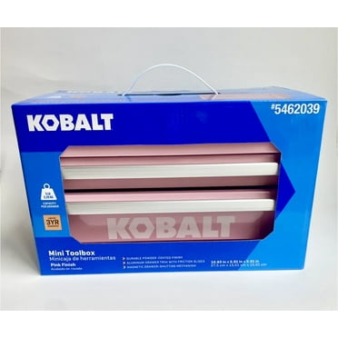 Kobalt Mini 2-Drawer Pink Steel Tool Box