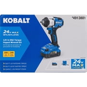 Kobalt Next-Gen 24-Volt Max 1/2-in Drive Brushless Cordless Impact Wrench 4.0Ah Battery & Charger Included