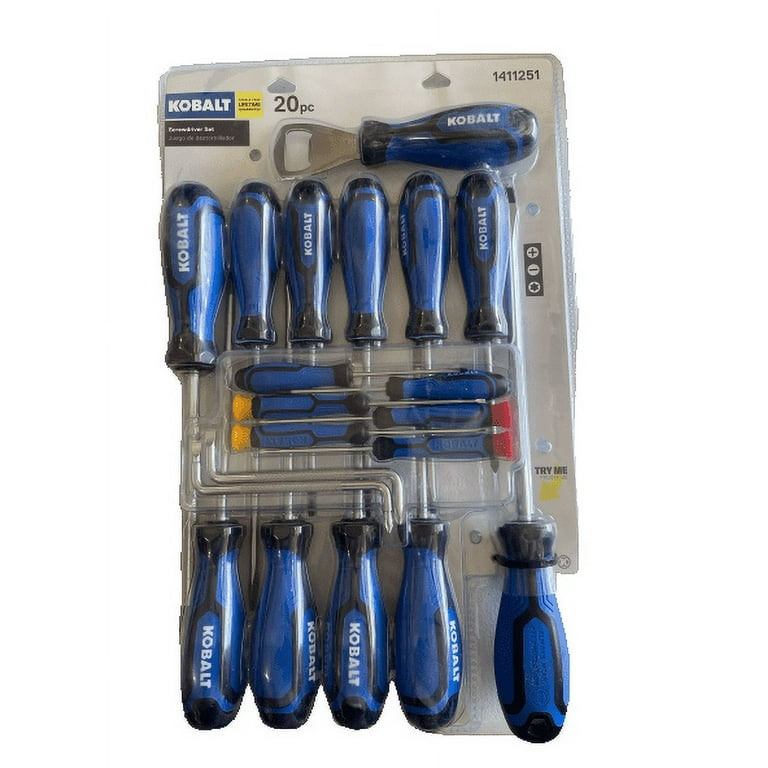 Kobalt 12-Piece Acetate Handle Multi-Bit Screwdriver Set Kobalt 12-Piece Acetate Handle Multi-Bit Screwdriver Set