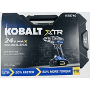 Kobalt XTR 24V Max 1/2-in Keyless Brushless Cordless Drill Kit, 4.0Ah Battery, Charger and Hard Case Included Model KXDD 1424A-03