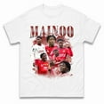 thumbnail image 1 of Kobbie Mainoo Bootleg T Shirt,White Color,Size L, 1 of 5