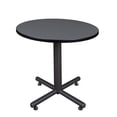 thumbnail image 1 of Romig Kobe 30 in. Round X-Base Breakroom Table- Grey, 1 of 5