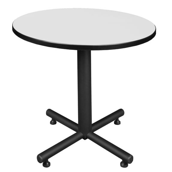 Kobe 30" Round Breakroom Table- White