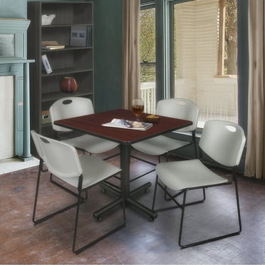 Kobe 36in. Square Breakroom Table- Mahogany