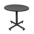 thumbnail image 1 of Regency Kobe 42 in. Round X-Base Breakroom Table- Grey, 1 of 5