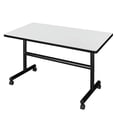 thumbnail image 1 of Kobe 48 in. Flip Top Mobile Training Table - White, 1 of 1