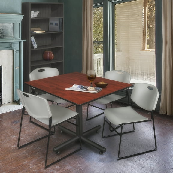 Kobe 48in. Square Breakroom Table- Cherry