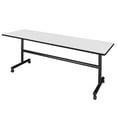 thumbnail image 1 of Kobe 84 in. Flip Top Mobile Training Table - White, 1 of 1