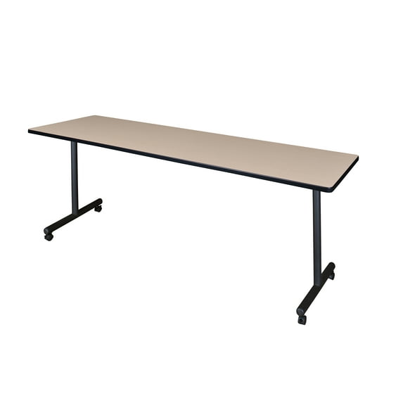 Kobe 84" x 24" Mobile Training Table- Beige