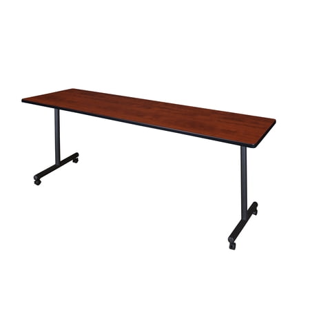 Kobe 84" x 24" Mobile Training Table- Cherry