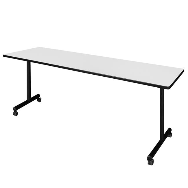 Kobe 84 x 24 in. Mobile Training Table - White - Walmart.com