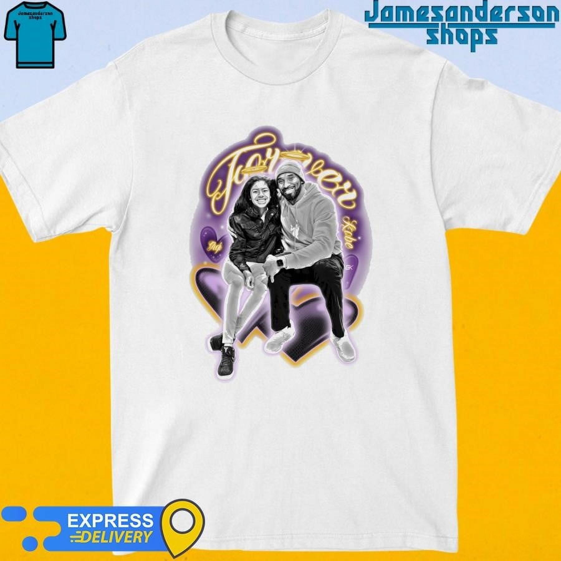 Kobe And Gigi Our Angels Forever Statue Shirt