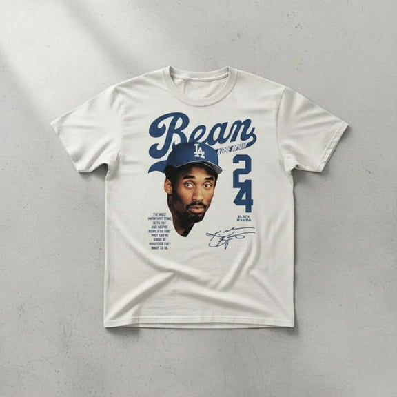 Kobe "Bean" Bryant Graphic T-Shirt, 90s Retro Streetwear, 90s Retro shirt, DODGERS KOBE