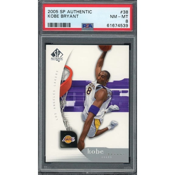 Kobe Bryant 2005 Upper Deck SP Authentic Basketball Card #38 Graded PSA 8
