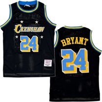 Kobe Bryant #24 X Nipsey Hustle Crenshaw Headgear Classics Basketball Jersey (Small, Black)