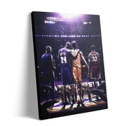 Kobe Bryant Canvas Wall Art Print Poster, Iconic Inspirational Sports Picture Artwork, Motivational Mamba Mentality Painting Wall Decor for Office Gym Home Living Room Bedroom